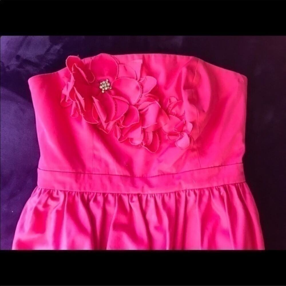 Lilly Pulitzer Fuchsia Party Dress Size 8 - Picture 5 of 7